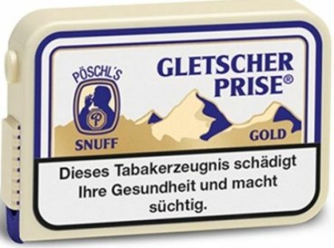 Pöschl's Gletscherprise Gold 10 g (Extra Mild) Schnupftabak